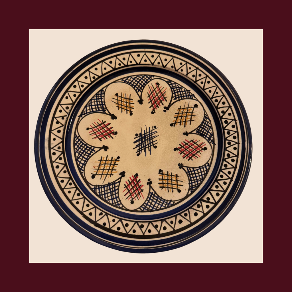 Moroccan Fez plate - MB009
