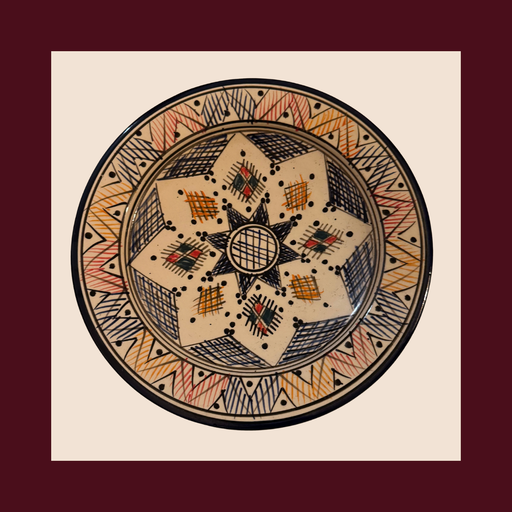 Moroccan Fez plate - MB010
