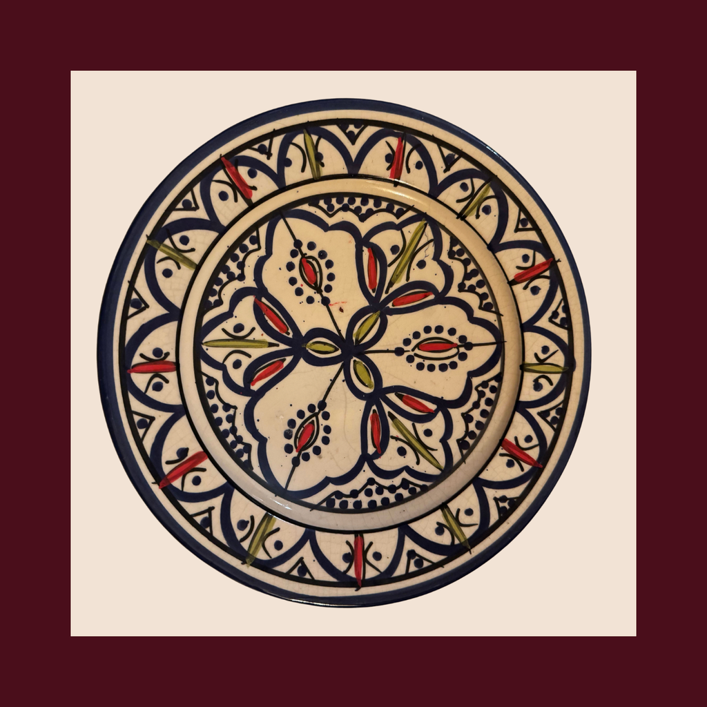 Moroccan Fez plate - MB011