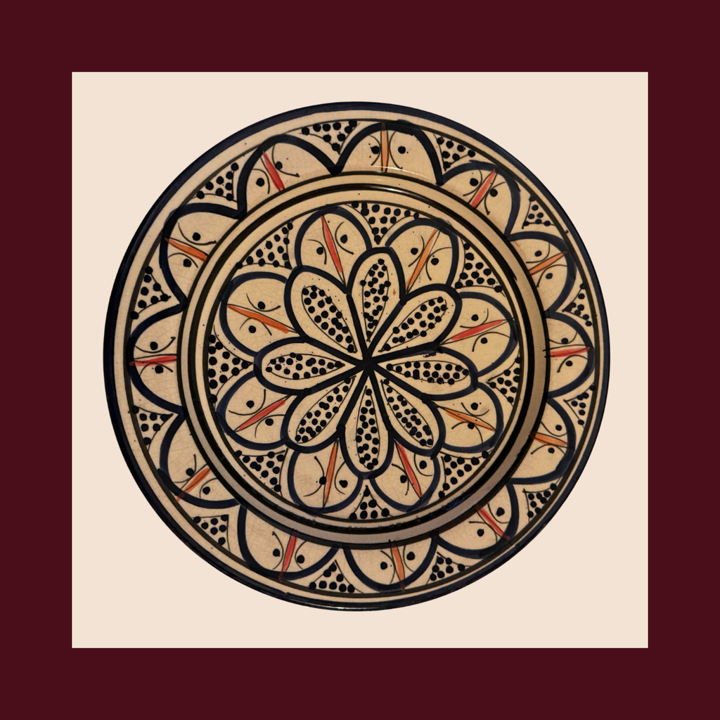 Moroccan Fez plate - MB012