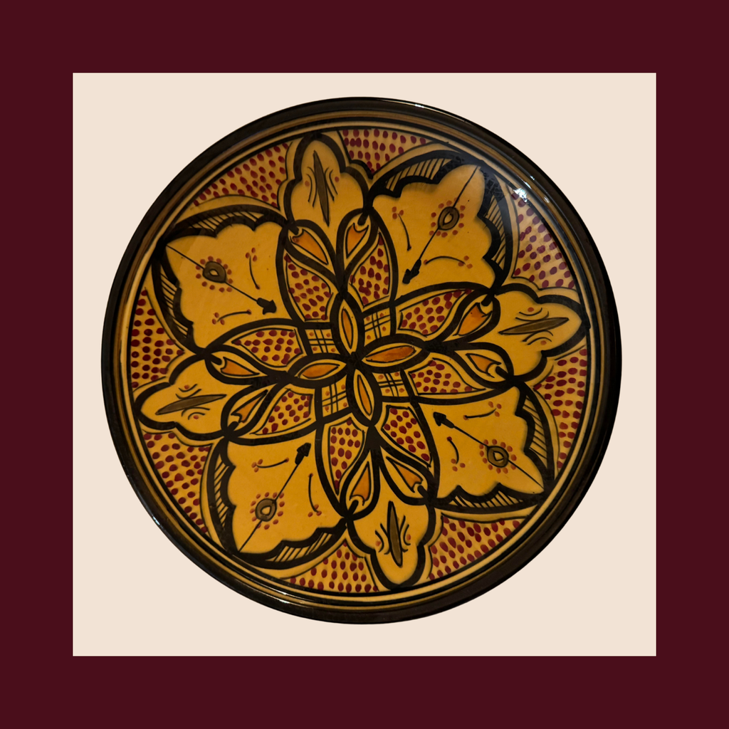 Moroccan Fez plate - MB013