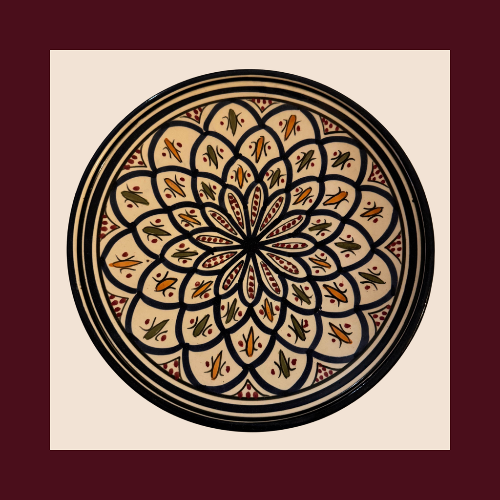 Moroccan Fez plate - MB014