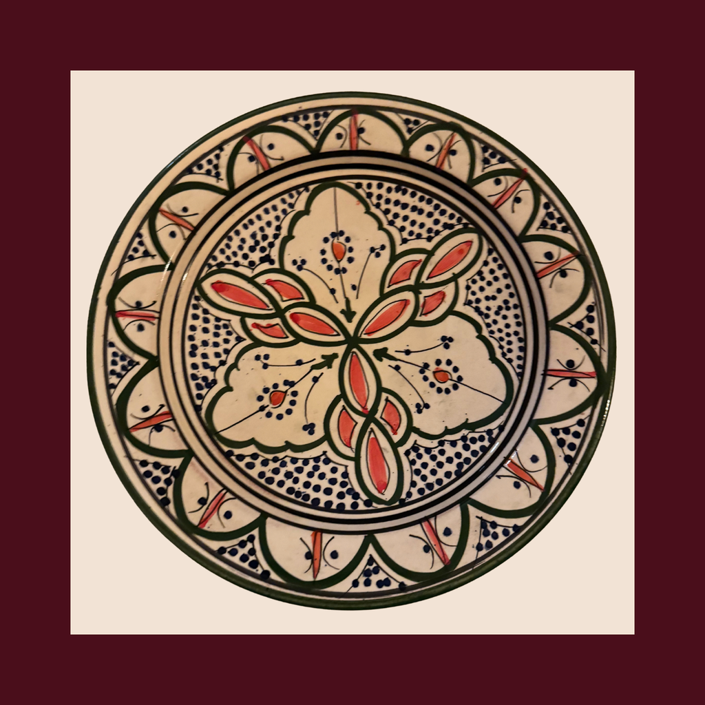 Moroccan Fez plate - MB014