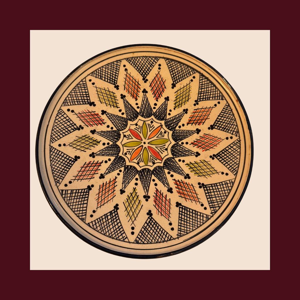 [MB001] Moroccan Fez plate - MB001