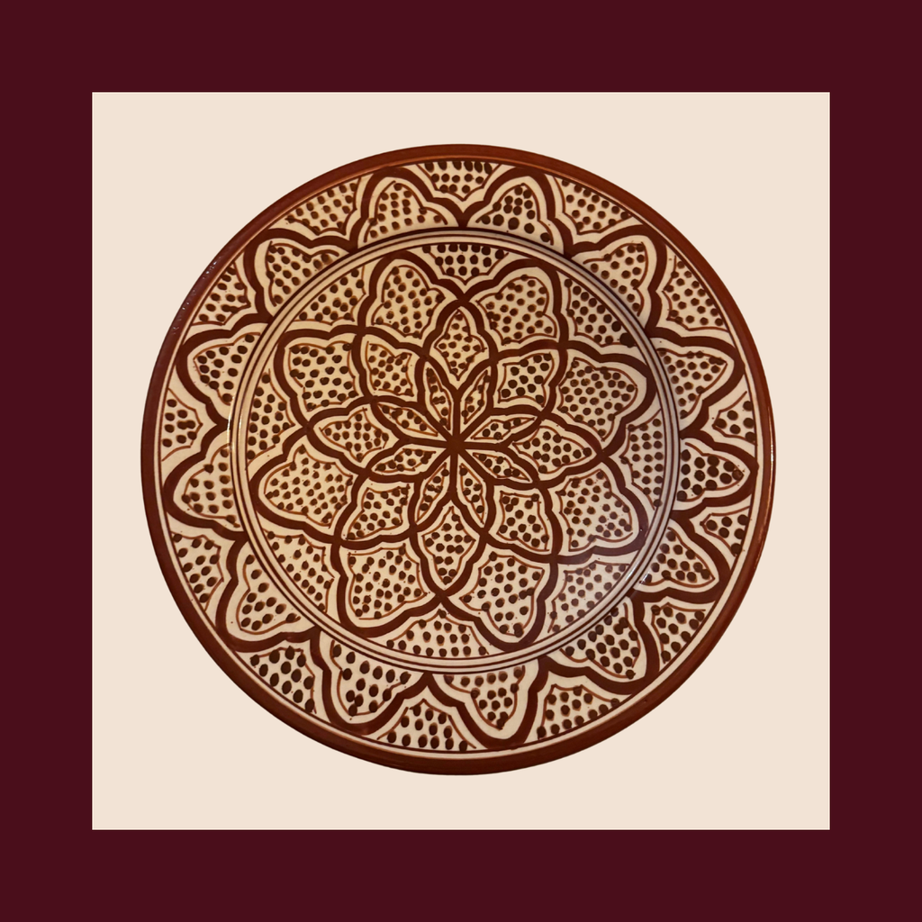Moroccan Fez plate - MB016