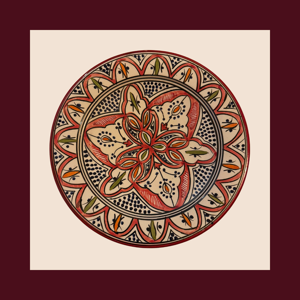 Moroccan Fez plate - MB017
