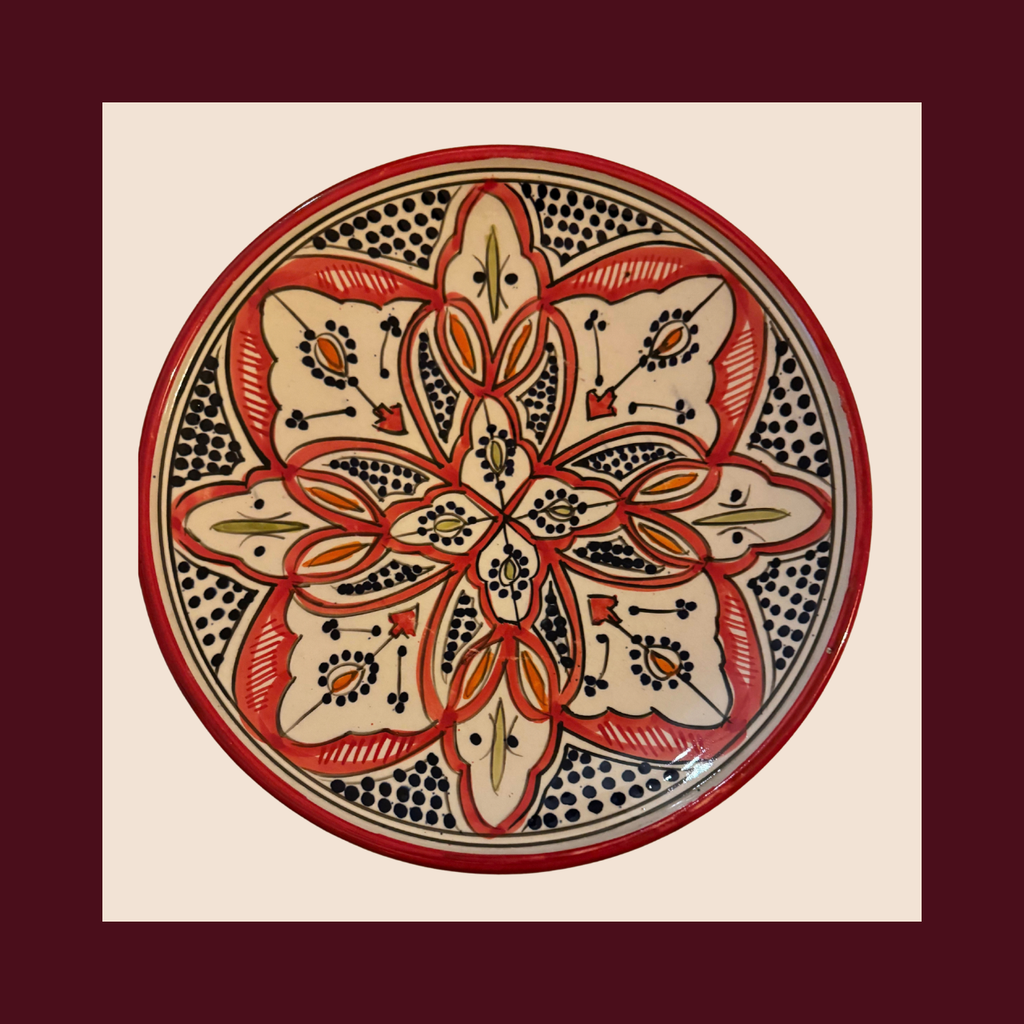Moroccan Fez plate - MB018