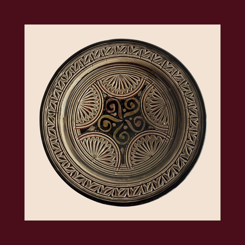 Moroccan Fez plate - MB019
