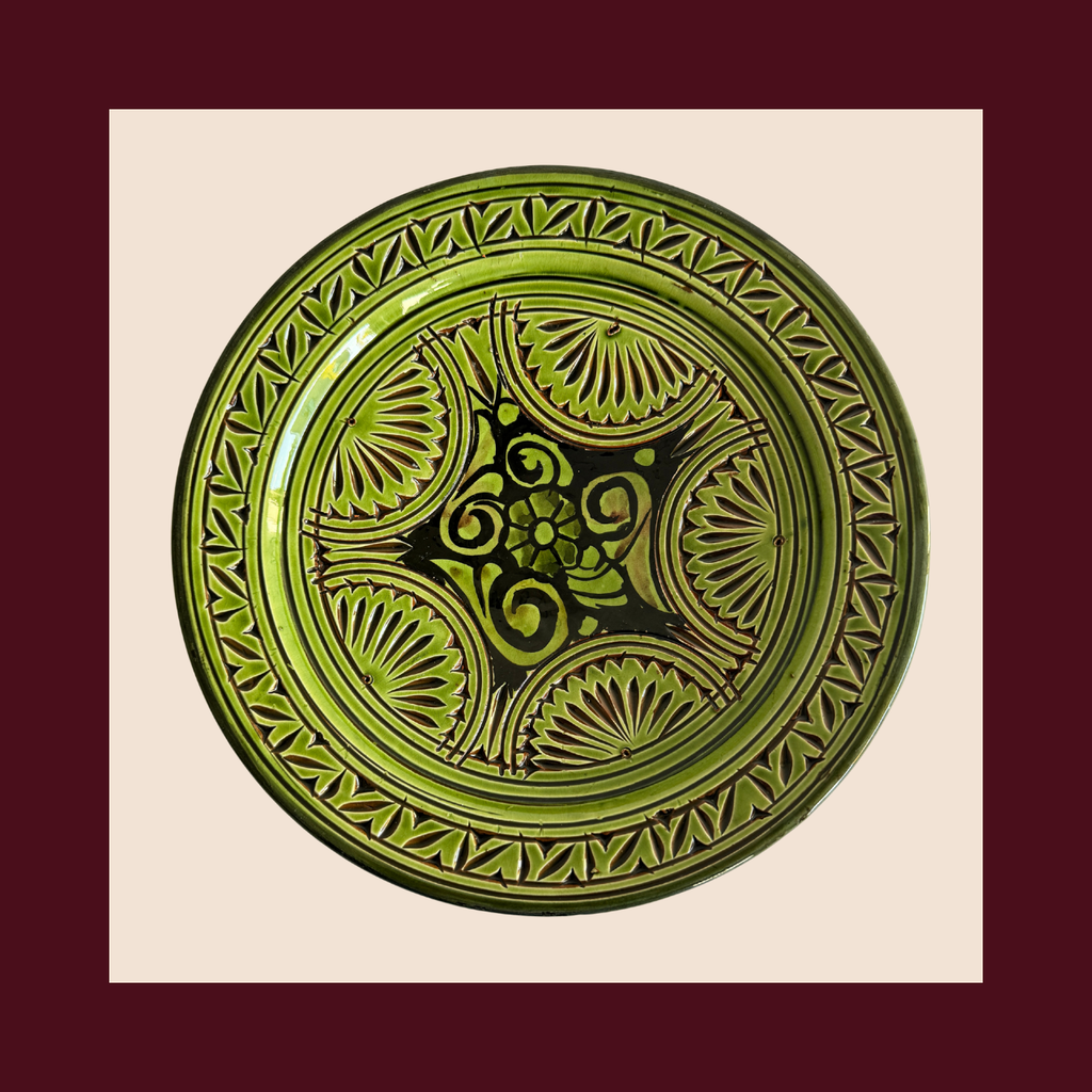 Moroccan Fez plate - MB021