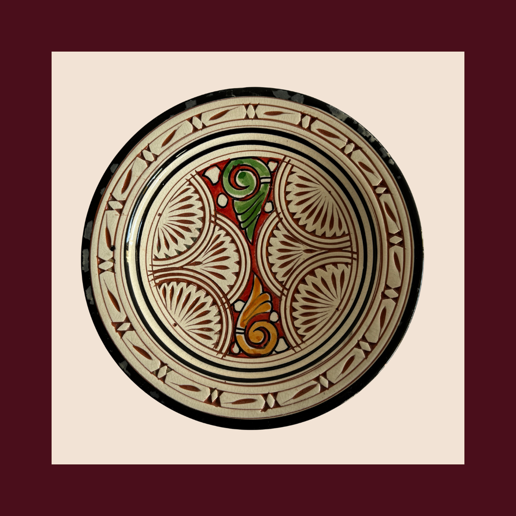 Moroccan Fez plate - MB022