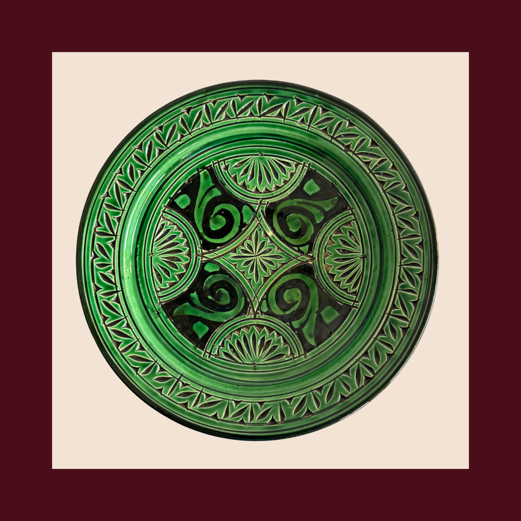Moroccan Fez plate - MB023