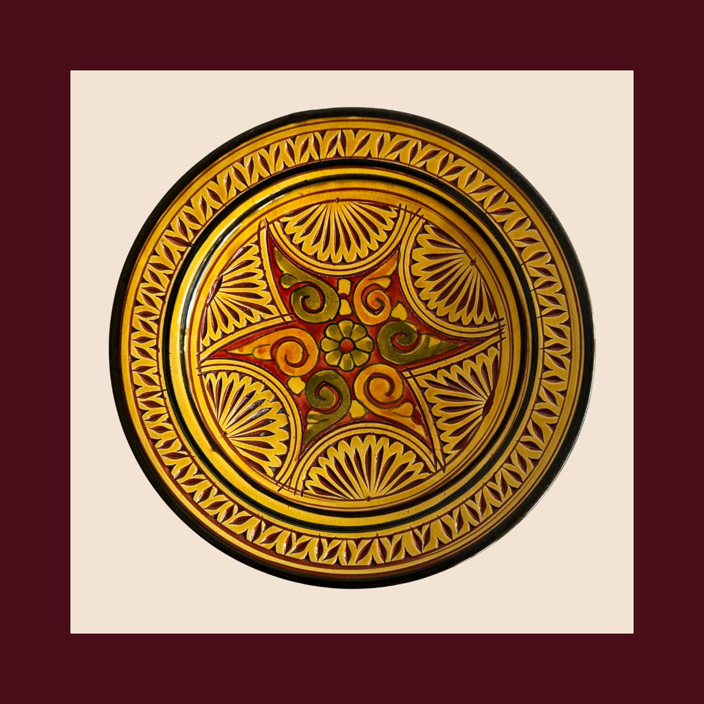 Moroccan Fez plate - MB024
