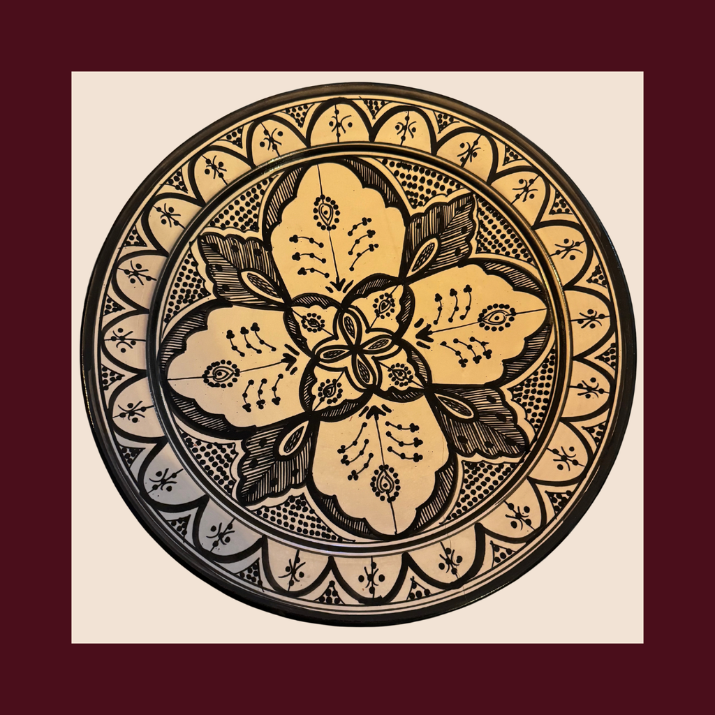 [MB002] Moroccan Fez plate - MB002