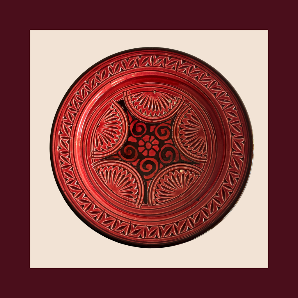 Moroccan Fez plate - MB025