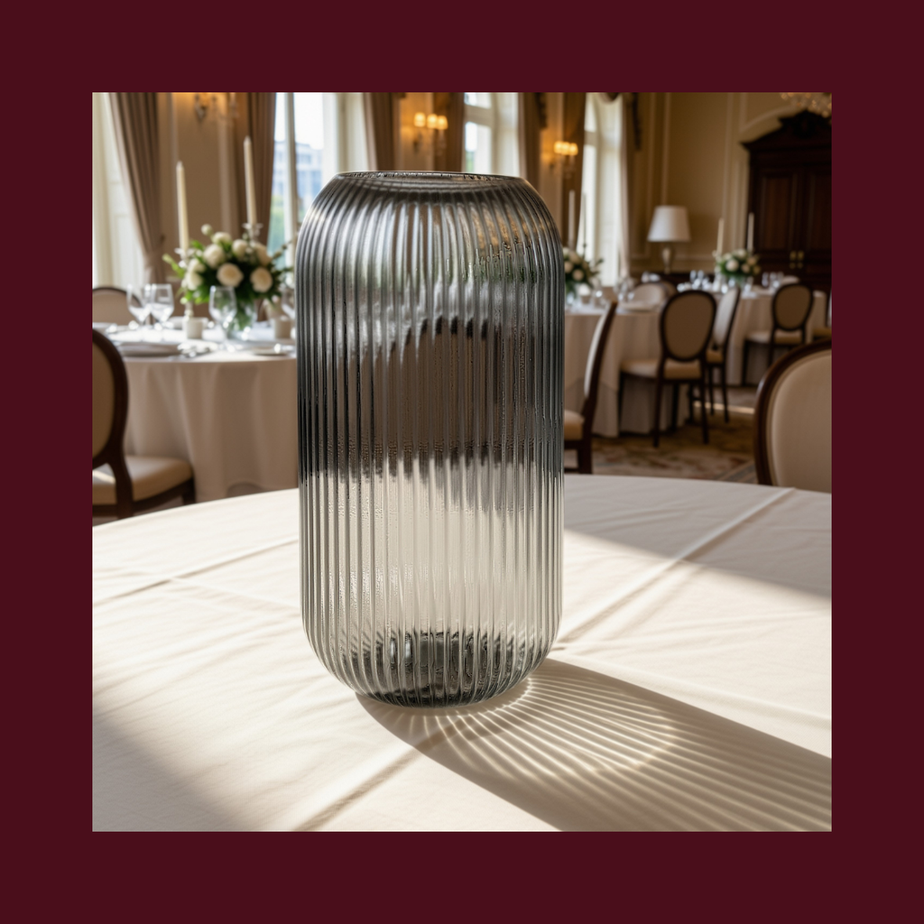VASE-GLASS-RIBBEL