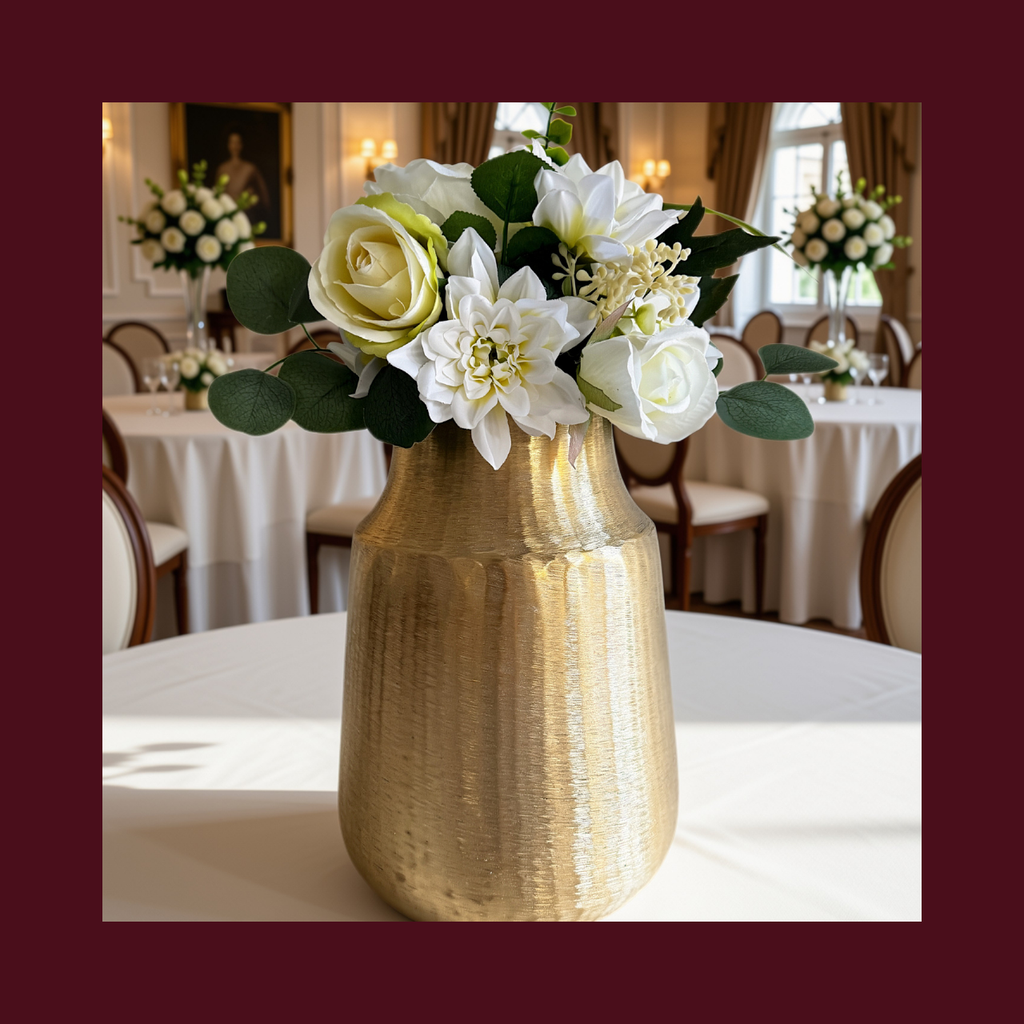 VASE-METALLIC