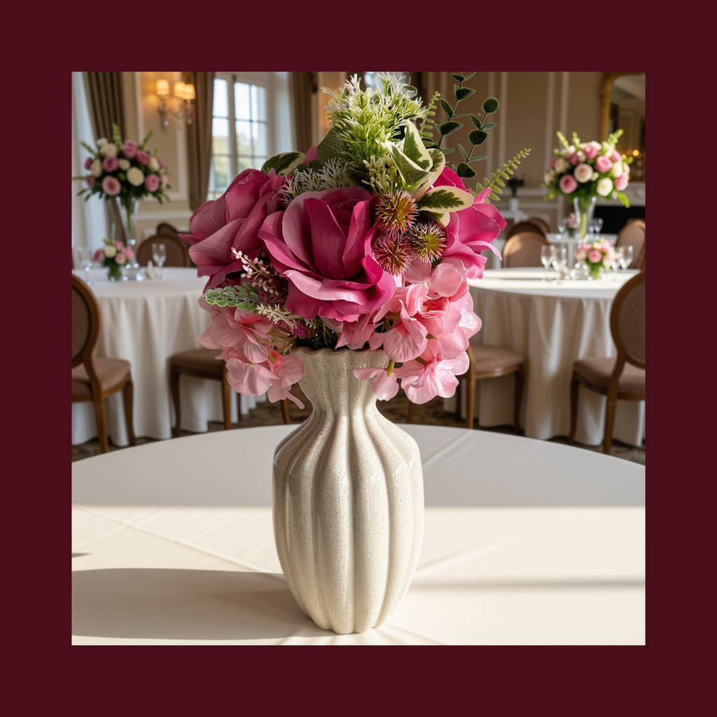 [ASC-VASE-STONE ECRU] VASE-STONE ECRU