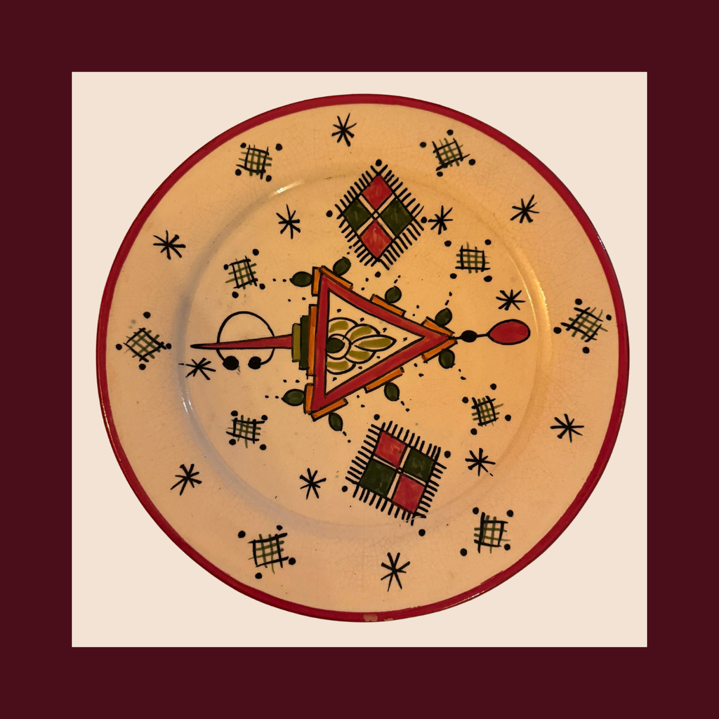 Moroccan Fez plate - MB003