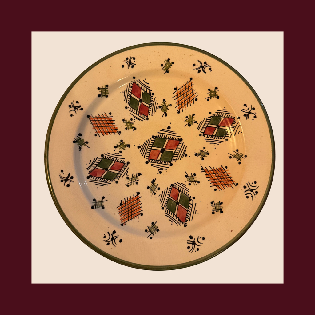 Moroccan Fez plate - MB004
