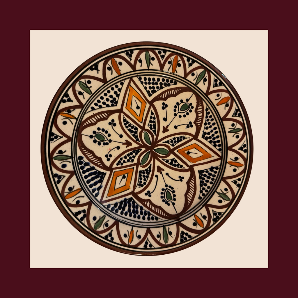 Moroccan Fez plate - MB006